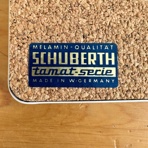 Schuberth Melamine Vintage Coaster Set of 6 - Picture 2 of 4